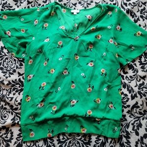 C Apparel Green Blouse
